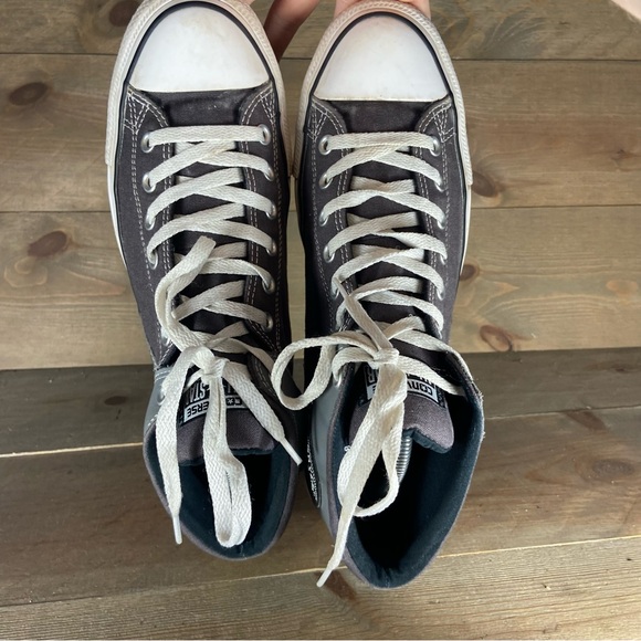 Converse all star street Mens size 11 shoes gray hightop comfort sneakers - Picture 6 of 8